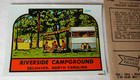 Riverside Campground Belhaven North Carolina Impko Vintage Original Decal