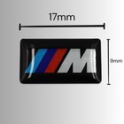 8 Pcs For Bmw M Sport Wheel M Badge Sticker Emblem Decal