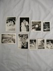 Lot Of 8 Vintage B w Snapshot Photographs People Couples Women Paper