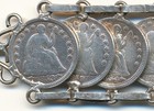 Seated Liberty Silver Half Dime Bracelet 20 Coins