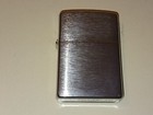 Vintage Zippo Lighter G 05 Brushed Chrome Silver Cigarette  Smoke Exc Condition