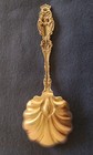 Sterling Silver Serving berry Spoon 7 1 2  Lily By Whiting 86 Grams 