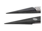 Ideal-tek 259cf sa 1 - Plastic Tip Tweezers  Carbon Fiber  Pointed Tip  5 12 