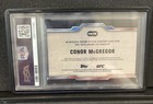 Connor Mcgregor 2025 Topps Chrome Ufc Veteran Orange Auto Refractor  25 Psa 8