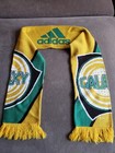 La Galaxy Scarf     Official Mls Soccer Adidas Green Yellow - Excellent Condition 