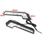 L-shape Euro 6-led Daytime Running Lights Drl Universal For Mercedes-benz Car 2x