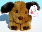 Puffkins Fetch The Dog 4 5  Beanbag Plush By Swibco Dob  4-7-97 - Tan Color- New