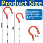 Adjustable Volleyball Spike Trainer Volleyball Hitting Practice Equipment Wit   