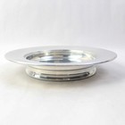 Set Of 3 Unbranded Vintage Silver-toned Communion Bread Trays Rw-504