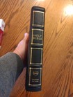 Nkjv  Compact Center Column Reference Bible  Black Genuine Leather  Red Letter