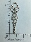 13184            Matte Silver Oxidized Victorian Ornament Jewelry Finding