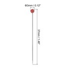 100pcs Sewing Pins  1 5 Inch Pearlized Ball Head Pins Straight Pin Red