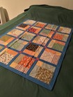 Baby   Crib Quilt - Play Mat - Handmade In Usa - 100  Cotton - 38x31