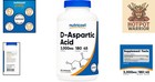 Registered D-aspartic Acid 3000mg Capsules - 180 Count With L-carnitine