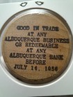 1956 Albuquerque  New Mexico Wooden Nickel