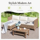 Rattan Furniture Outdoor Furniture Patio Conversation Set Outdoor Wicker Sofa