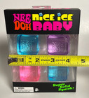Needoh Nice Ice Baby 4pk Mini Cube Squishy Pink Blue Purple Ships Free   Fast 