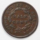 1835 Classic Head Half Cent