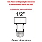 Kitchen Sink Faucet Brushed Nickel Single Handle Swivel Pull Down Sprayer Mixer   