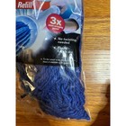 2011 Mr Clean Wring Clean Cotton Mop Refill Blue  446998  3x Wringing Power New