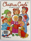      Vintage 1976 Unused Christmas Carols Pictures To Color Coloring Book     