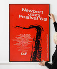 Jazz Festival Concert Poster 1960s Vintage Jazz Wall Art Printable