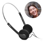 Portable Vintage Wired Headphones Retro 80s 90s Over Ear 3 5mm Mp3 Music