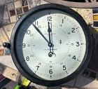 Chelsea Ship s Clock - Large - Runs Great - 12 24 Hours Dial 