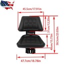 Black Universal Tractor Suspension Seat For Massey Ferguson Ford   New Holland