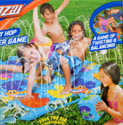 New Banzai Froggy Hop Sprinkler Game Outdoor Water Game Pad 54  X 54  Ages 3 