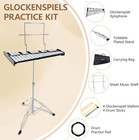 Glockenspiel Xylophone Bell Kit 32 Note Professional Glockenspiel Percussion Kit