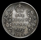 India-british Edward Vii Silver 1906 Rupee Silver   917  Km  508  343 