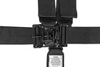 Jegs Latch And Link Ultra Series Harness 5-point Design Pull Down U-type  black 