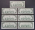 Lot Of Seven 1988 Consecutive  100 00 Dollar Bills Philadelphia District   