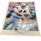 Marv Hubbard Signed Oakland Raiders 1968-77 8x10 Nfl Photo Prolook