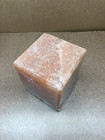 Cube Shape Himalayan Rough Salt Table Lamp Purify Rock Natural Ionizer