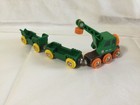 Brio World Wooden Railway Magnetic Clever Crane   Cargo Wagons