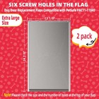 2pack Extra Large Dog Door Replacement Flap With Screws doggie Door Replaceme   
