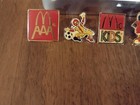 Lot   6 Mcdonald s Vintage Pins Employee Promotional Lapel Hat   Fossil Tin 
