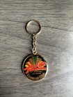 Vintage Rio Las Vegas Masquerade Village Medallion Gold Tone Keychain Casino Fob