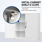 Metal Cabinet S-clips 16 Pcs Compatible With Sandusky And Other Cabinets