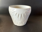 Rrp Co Robinson Ransbottom Sun   Moon Jardiniere Planter Vase White Matte 4  H