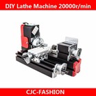 Multifunction  Dc 12v 24w Diy Miniature Metal Mini Lathe Machine 20000rev min Us