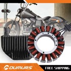 Stator   Regulator Rectifier For Harley Dyna Low Rider Fatbob Streetbob 2008-16