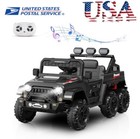 24v Power Wheels For Kids With Remote Control Ride On Car With 6 Wheels For Kids