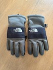 North Face Kids Sierra Etip Gloves Size Medium Taupe Green