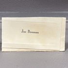 Victorian Style Calling Name Card With Devil - I Am Who The Hell Are You  3x1 5 