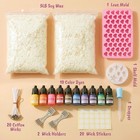 Biswylblj Soy Candle Wax For Making 5 Lbs Natural 5 Kit  White