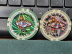 Vintage Las Vegas World Championship Poker  25    1 Poker Chips Lot  2 