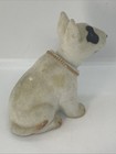 Vintage Bull Terrier Puppy Dog Bobblehead Nodder Figurine Bobble Head W  Collar